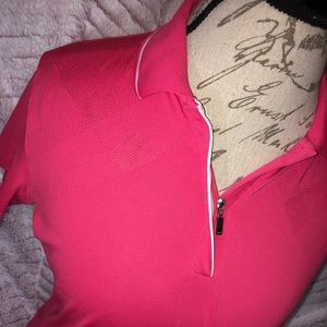 Nike Golf 1/4 Quarter Polo Drifit Medium Salmon